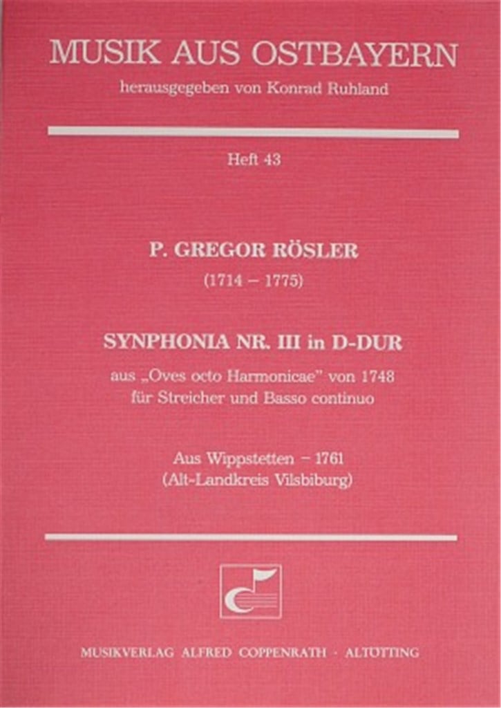 Synphonia Nr. III in D-Dur